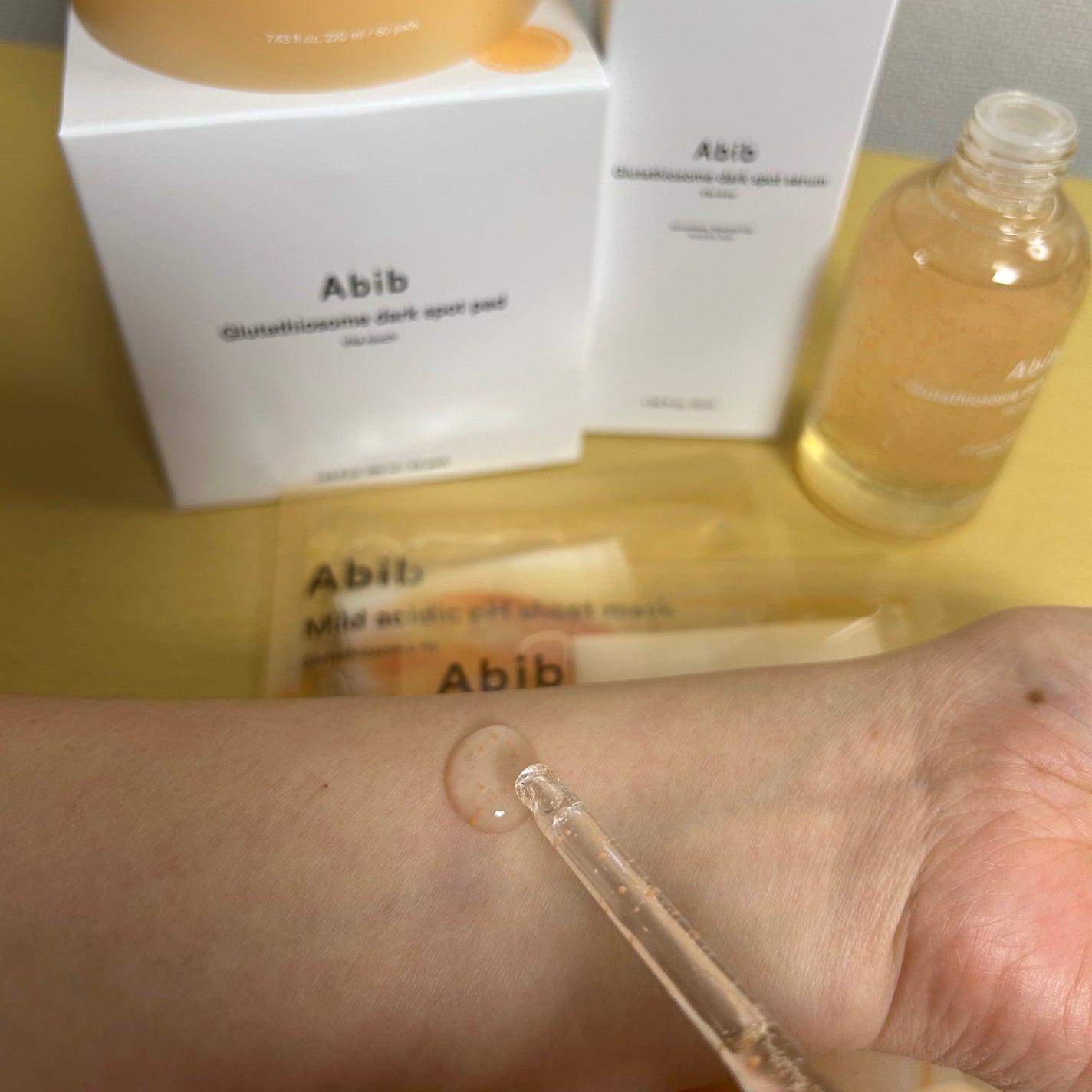 アビブ グルタチオンソームダークスポットセラムビタドロップ/Abib /美容液を使ったクチコミ(2枚目)