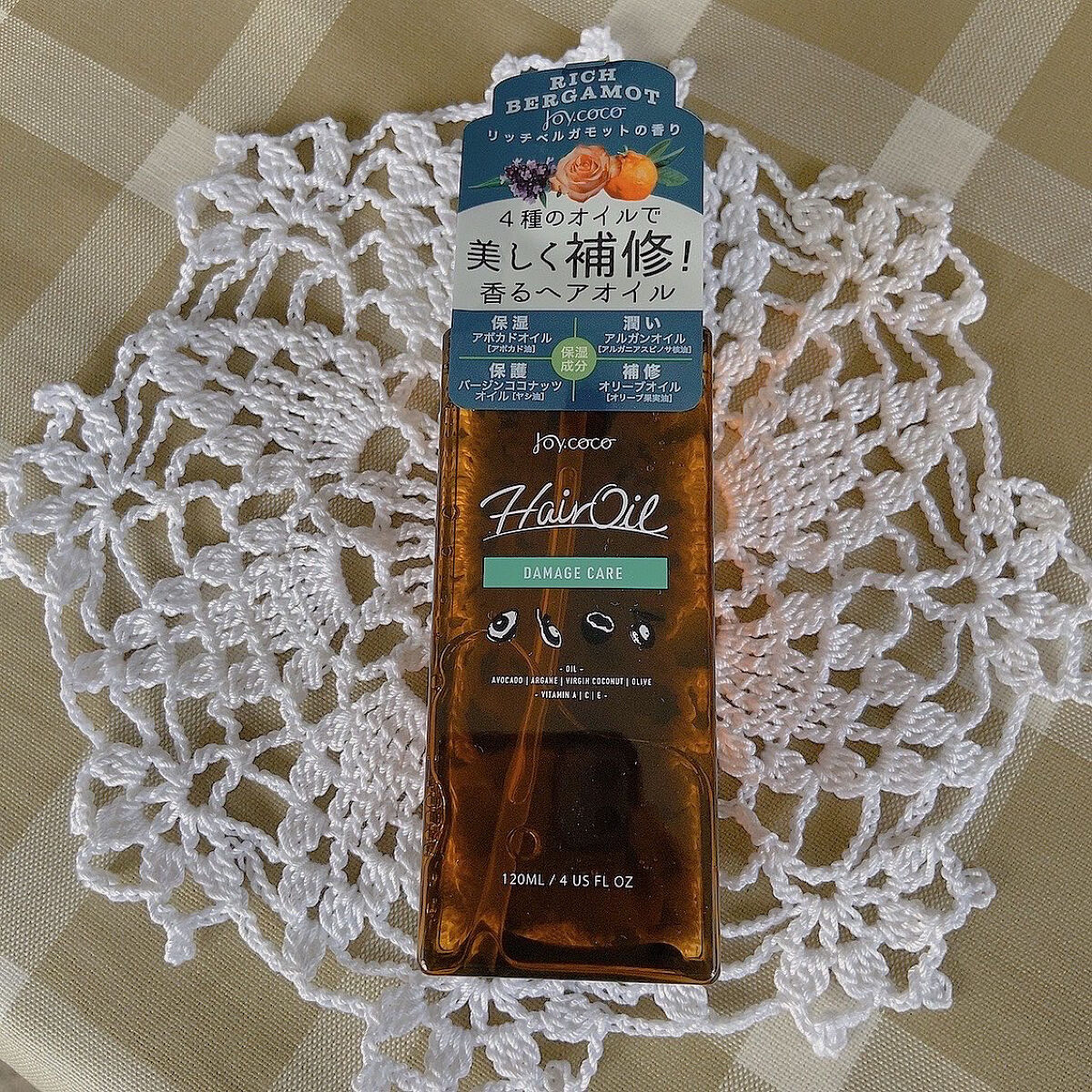 Joy.coco HairOil DAMEGE CARE/Joy.coco(ジョイココ)/ヘアオイルを使ったクチコミ（1枚目）