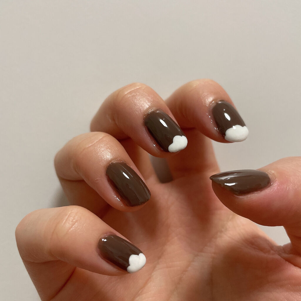 ネイルホリック Nostalgic color BR324/ネイルホリック/マニキュアを使ったクチコミ（2枚目）