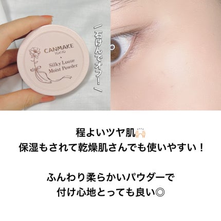 シルキールースモイストパウダー/キャンメイク/ルースパウダーを使ったクチコミ(6枚目)