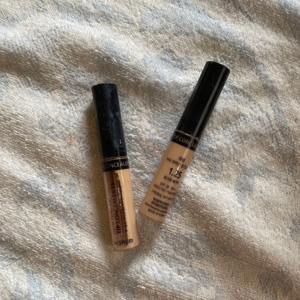 カバーパーフェクション チップコンシーラー/the SAEM/リキッドコンシーラーを使ったクチコミ(1枚目)