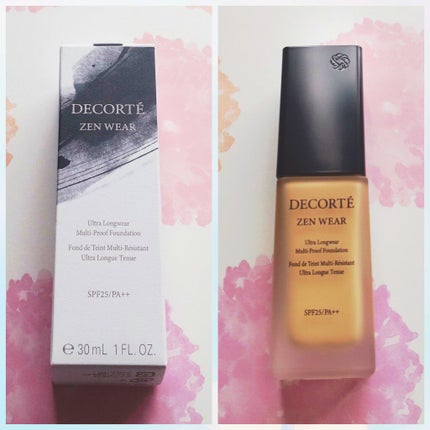 ゼン ウェア フルイド/DECORTÉ/リキッドファンデーションを使ったクチコミ(1枚目)