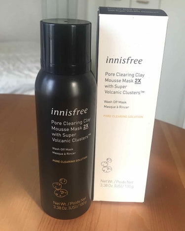 スーパーヴォルカニック クレイムースマスク 2X/innisfree/洗い流すパック・マスクを使ったクチコミ（1枚目）