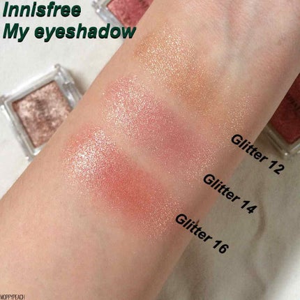 マイアイシャドウ グリッター/innisfree/単色アイシャドウを使ったクチコミ(3枚目)