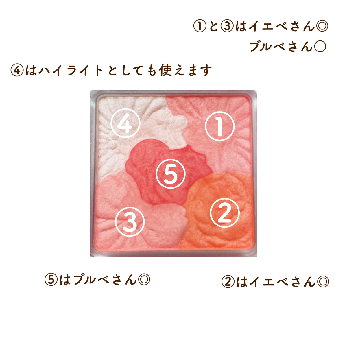 グロウフルールチークス/キャンメイク/パウダーチークを使ったクチコミ（3枚目）