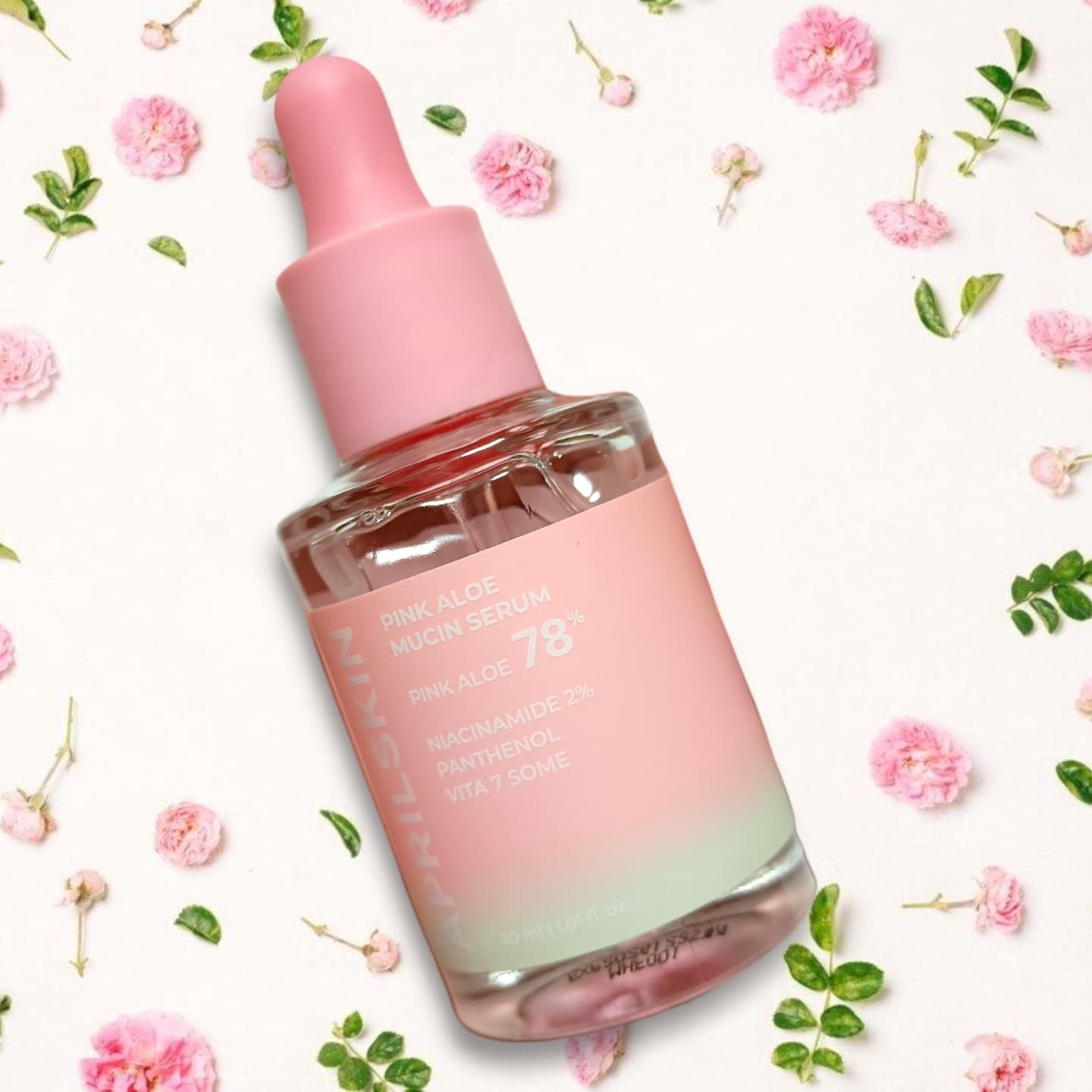 ピンクアロエムチンセラム/APRILSKIN/美容液を使ったクチコミ（2枚目）