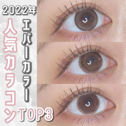 エバーカラーワンデーナチュラル モイストレーベルUV/エバーカラー/ワンデー(1DAY)カラコンを使ったクチコミ(1枚目)