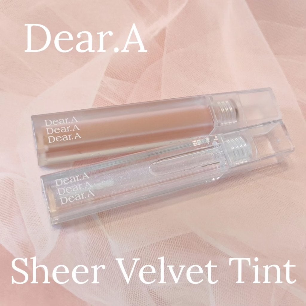 シアーベルベットティント/Dear.A/リップティントを使ったクチコミ(1枚目)