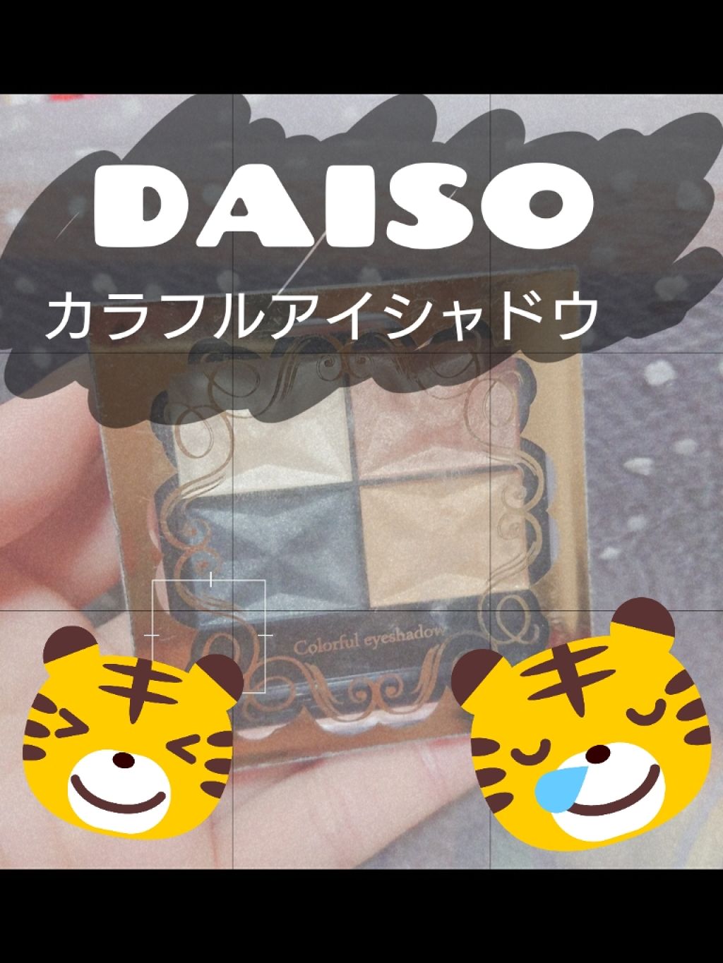 カラフルアイシャドウ/DAISO/アイシャドウパレットを使ったクチコミ（1枚目）