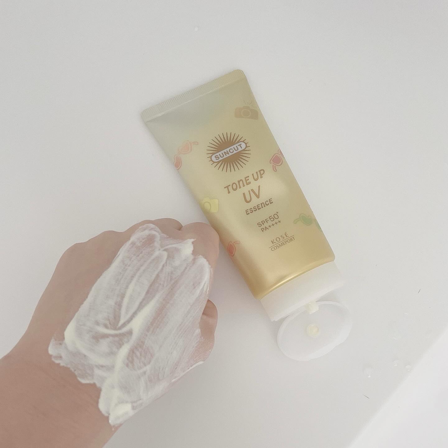 サンカットR トーンアップUV エッセンス レモンイエロー/サンカット®/日焼け止めローションを使ったクチコミ（2枚目）