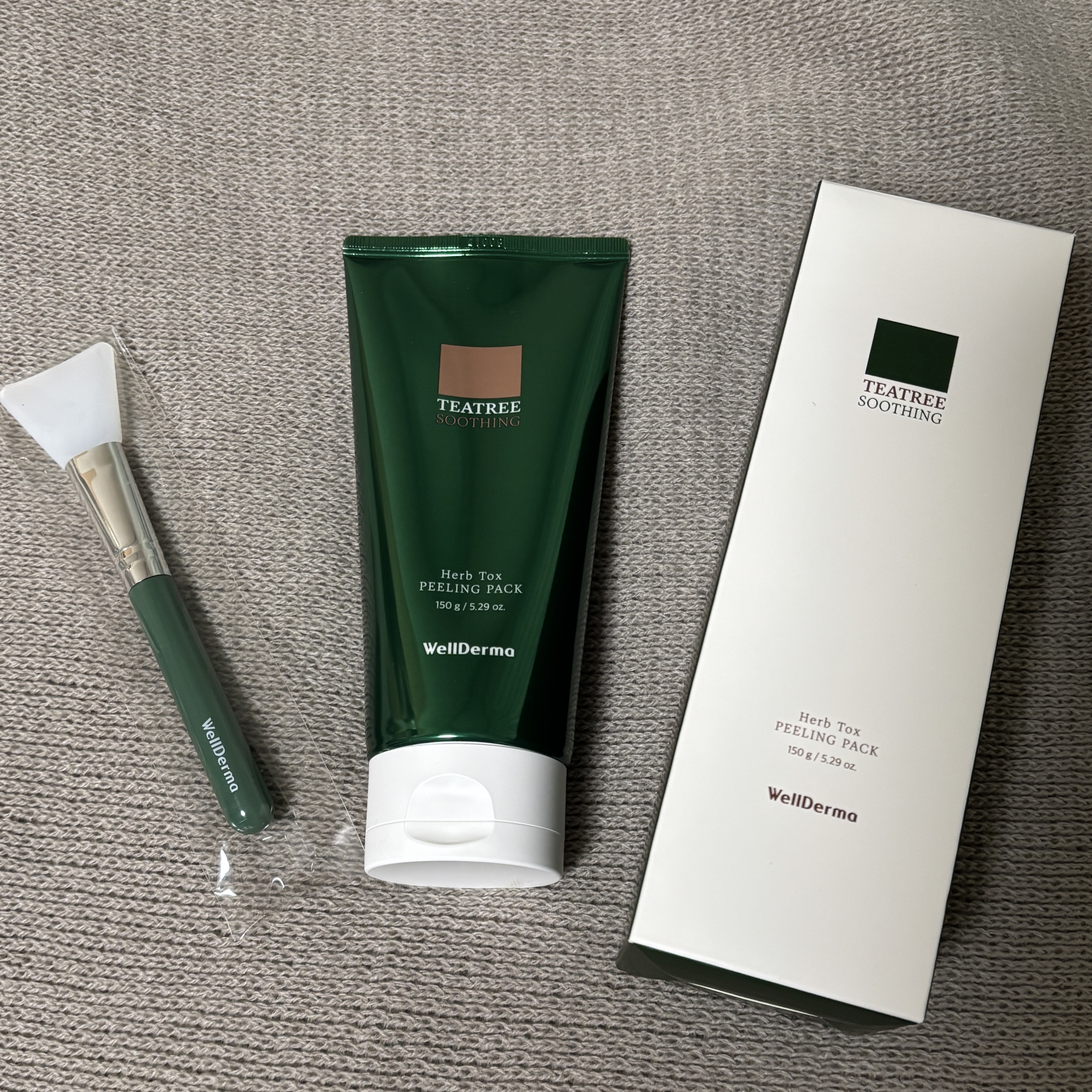 ティーツリーハーブピーリングパック/WellDerma/洗い流すパック・マスクを使ったクチコミ（1枚目）
