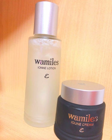 ワミレス イオンヌローションのクチコミ「wamiles
イオーヌクリームε　53g ￥6,480
イオンヌ ローションε　100ml .....」（1枚目）