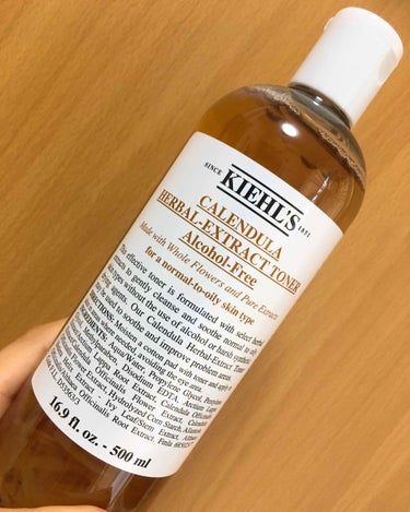 ハーバルトナー アルコールフリー✨

Kiehl'sの化粧水です😌

サンプルで試してとても良かったので購入しまして、250mlを使い切って500mlを買いました♡

肌荒れに効果がある化粧水です！

