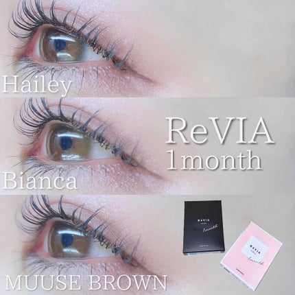 ReVIA 1month/ReVIA/1ヶ月(1MONTH)カラコンを使ったクチコミ(3枚目)