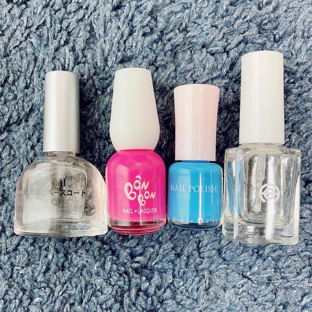 Dネイルハードベースコート/DAISO/ネイルベースコートを使ったクチコミ（3枚目）