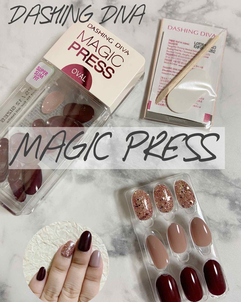 1秒ネイルマジックプレス/DASHINGDIVA MAGICPRESS/ネイルチップ・パーツを使ったクチコミ(1枚目)