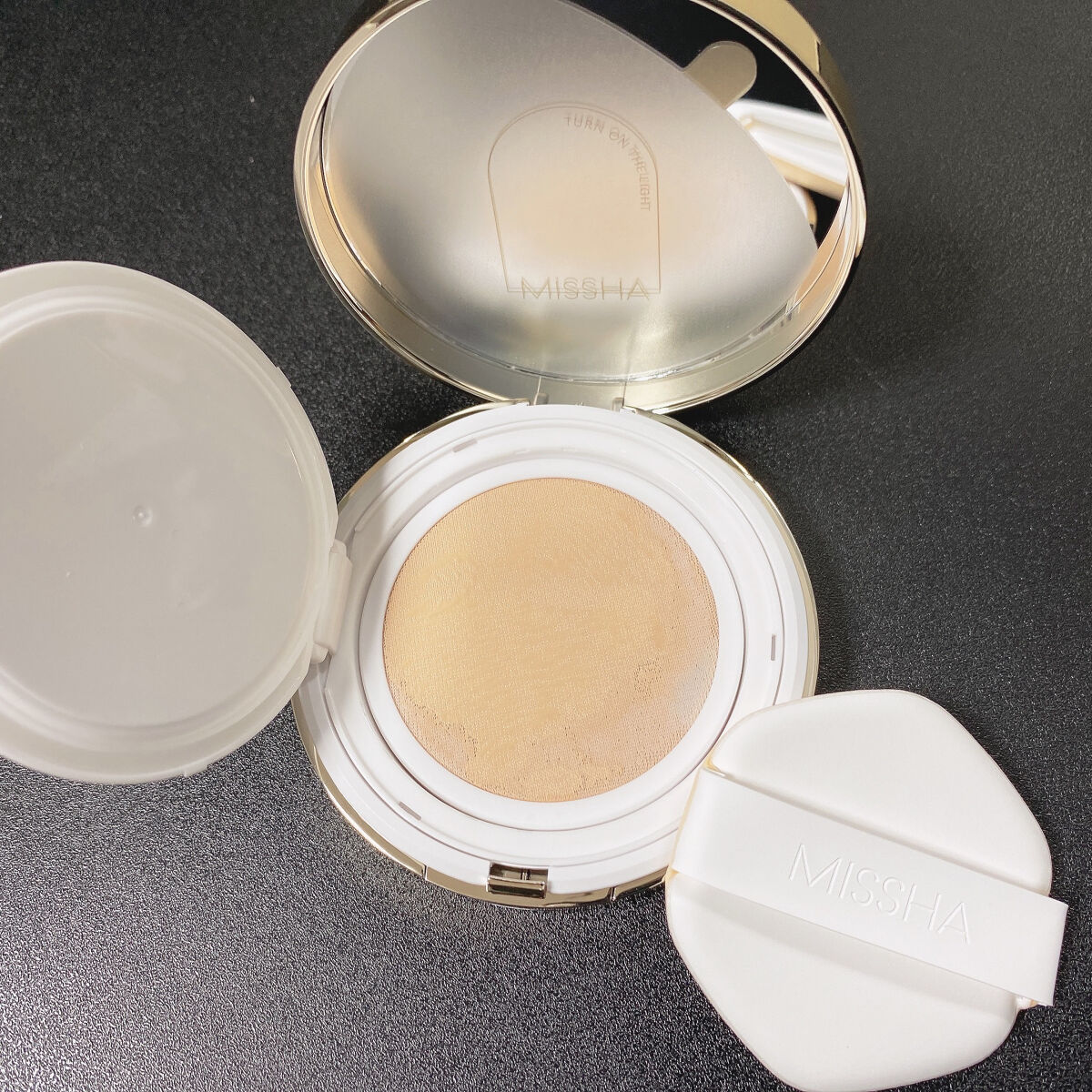 グロウ クッション ライト ＜ライトタイプ＞/MISSHA/クッションファンデーションを使ったクチコミ（2枚目）