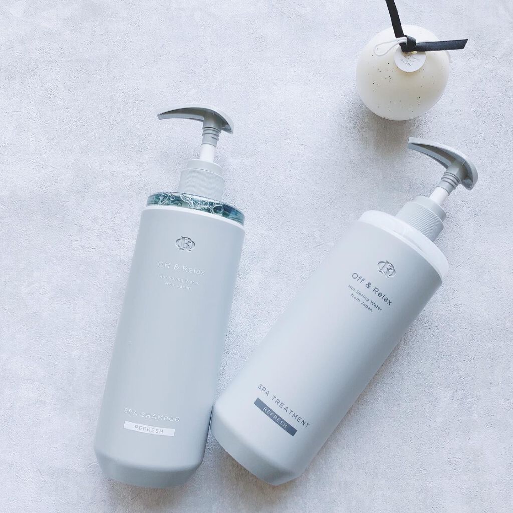 スパ・シャンプー／ヘアトリートメント リフレッシュ トリートメント 460ml/Off&Relax/市販シャンプーを使ったクチコミ（1枚目）