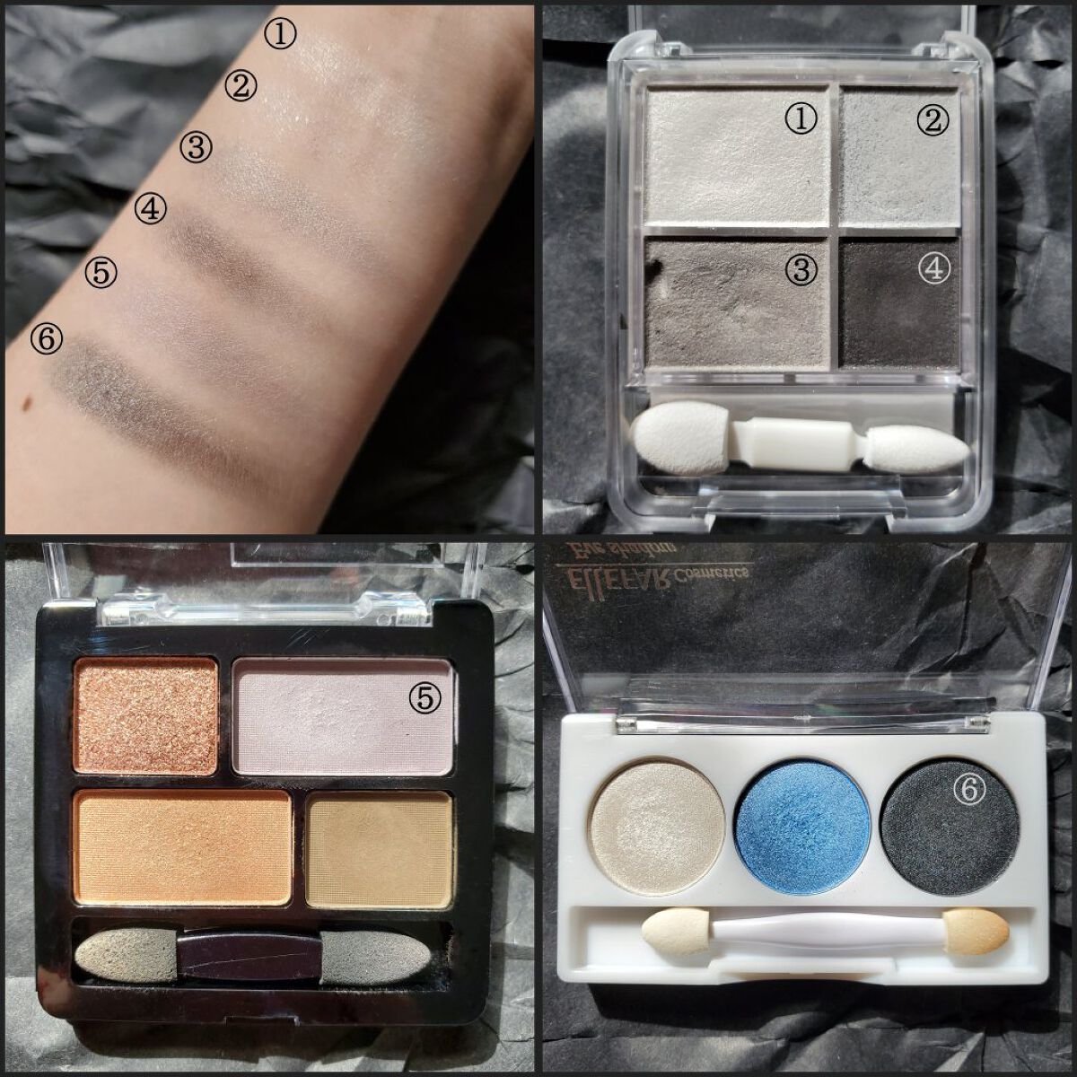 エルファー プロフェッショナル アイシャドウ/DAISO/アイシャドウパレットを使ったクチコミ（2枚目）