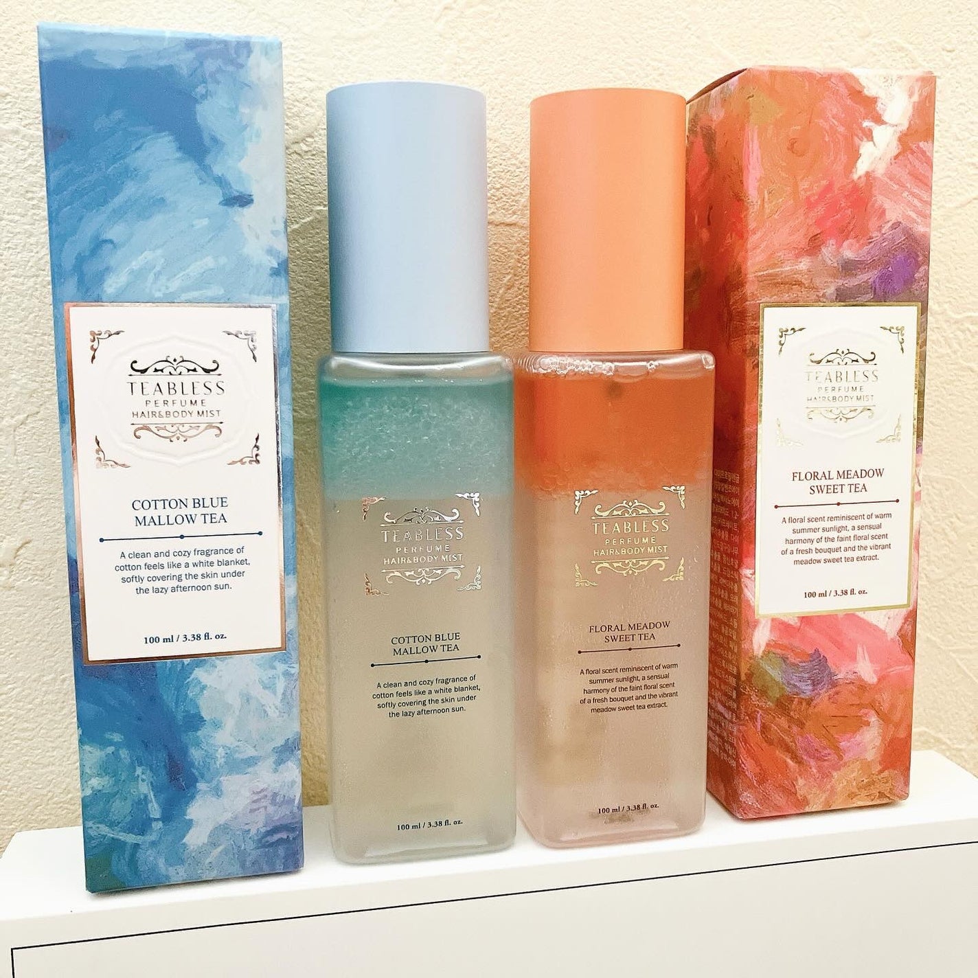 パヒュームヘア&ボディミスト コットンブルーメロウティー/TEABLESS/ヘアミストを使ったクチコミ(10枚目)