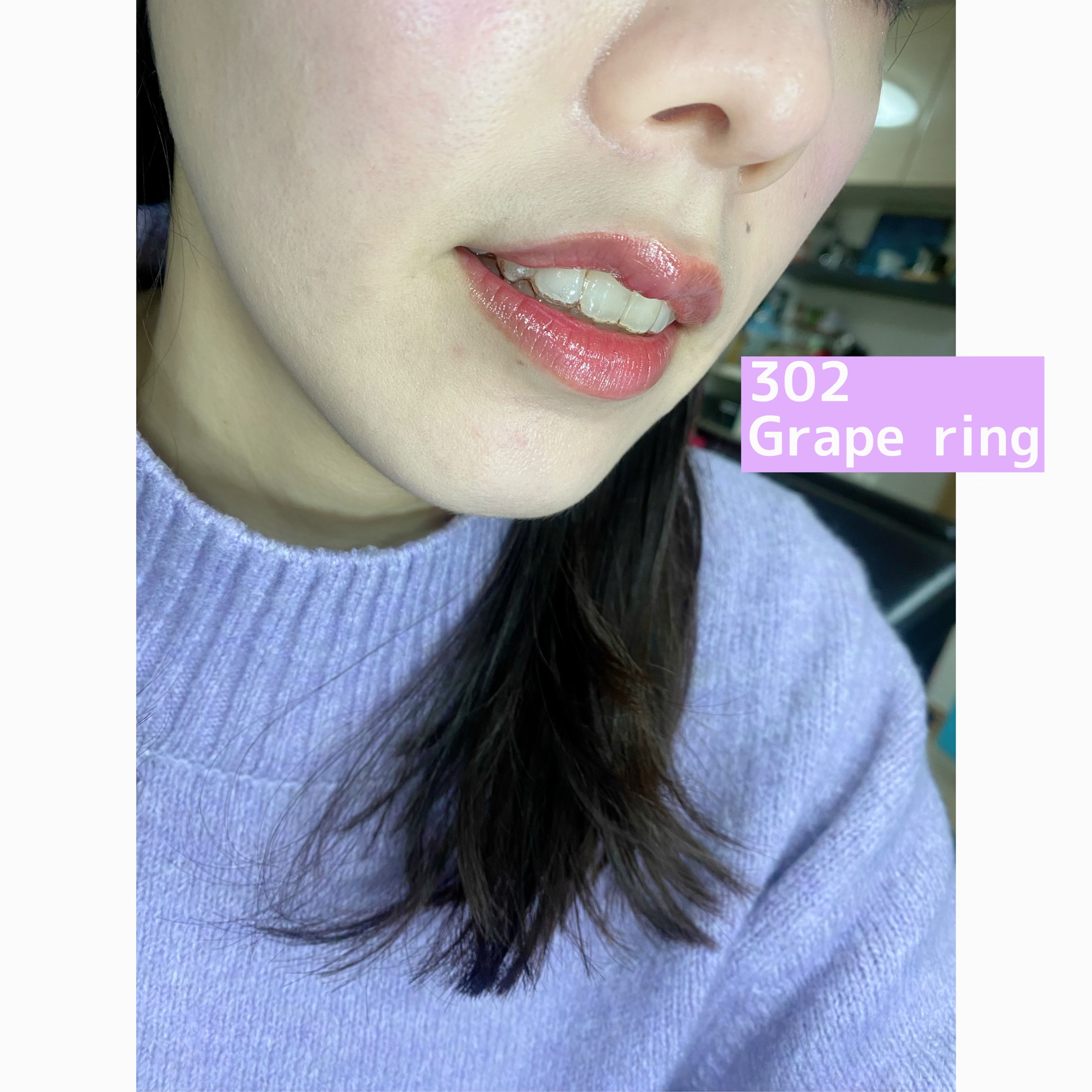 ジェリーイングヌードグロス/Laka/リップグロスを使ったクチコミ（2枚目）