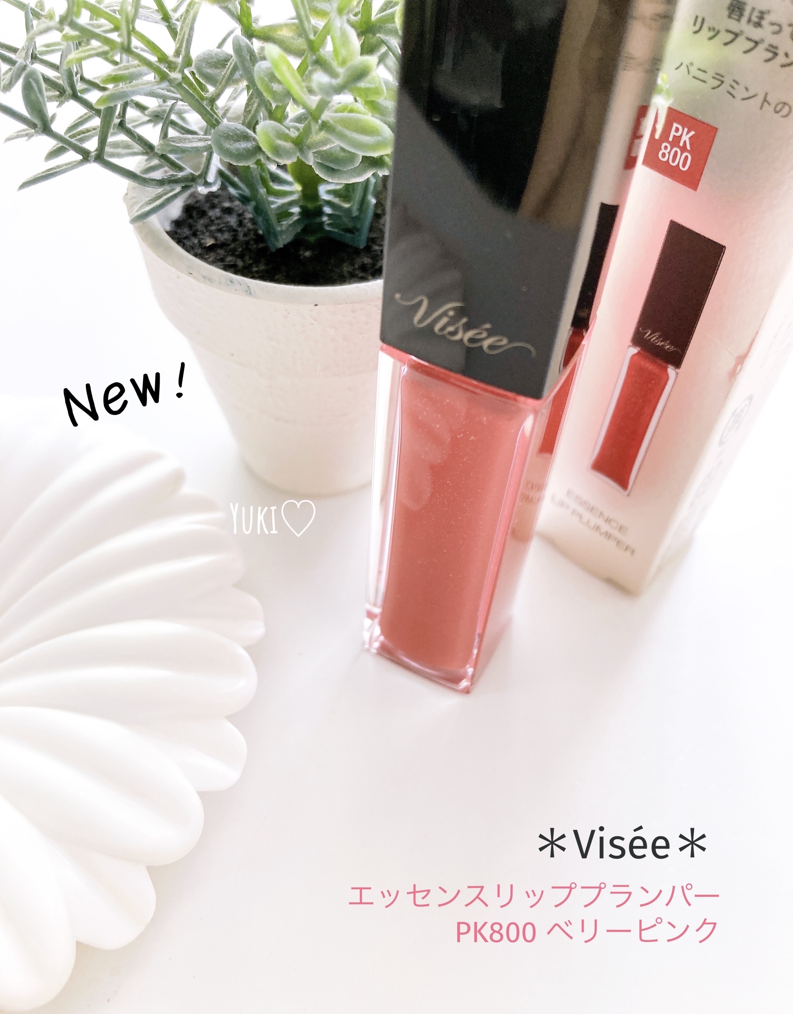 エッセンス リッププランパー PK800 ベリーピンク/Visée/リッププランパーを使ったクチコミ（1枚目）