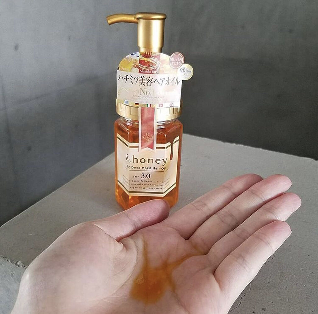 EXディープモイスト ヘアオイル3.0/&honey/ヘアオイルを使ったクチコミ（2枚目）