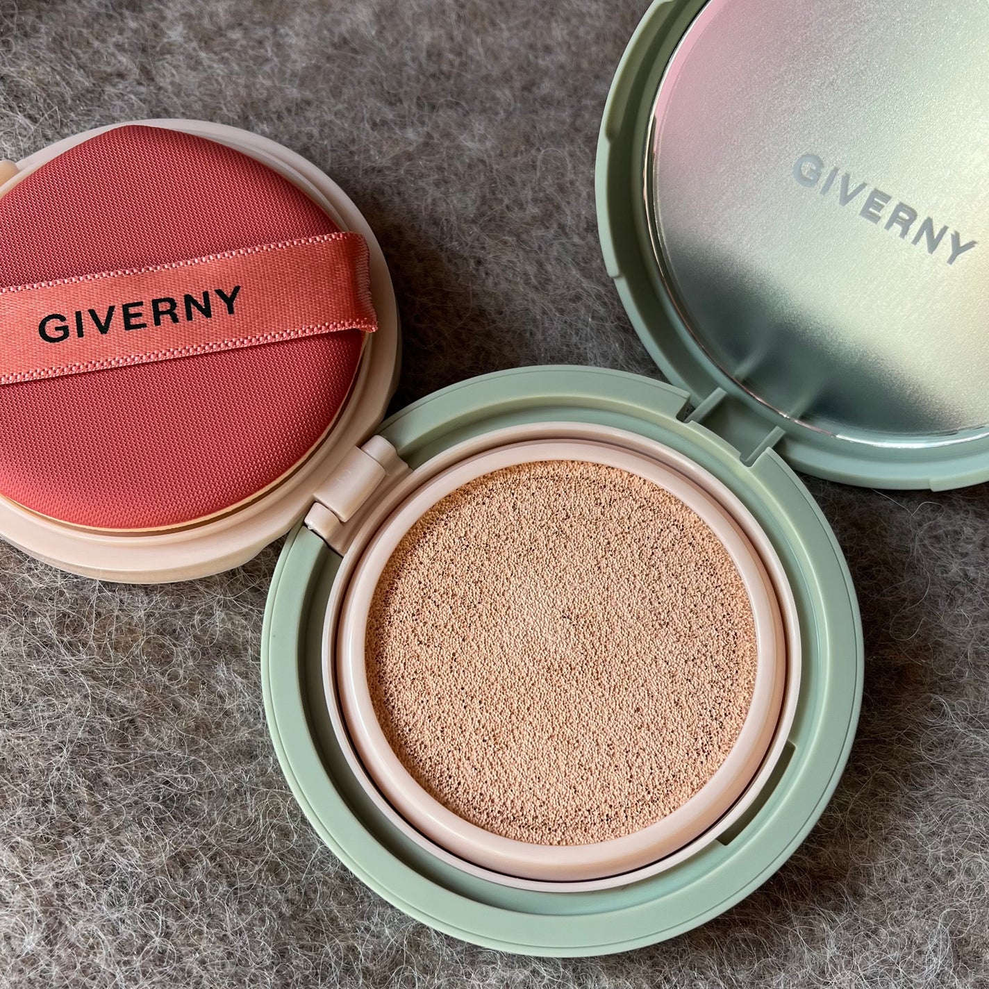 ジヴェルニー 密着カバークッション/GIVERNY/クッションファンデーションを使ったクチコミ(1枚目)