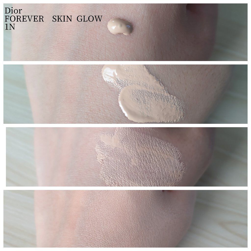 【旧】ディオールスキン フォーエヴァー フルイド グロウ 1N ニュートラル/Dior/リキッドファンデーションを使ったクチコミ（2枚目）