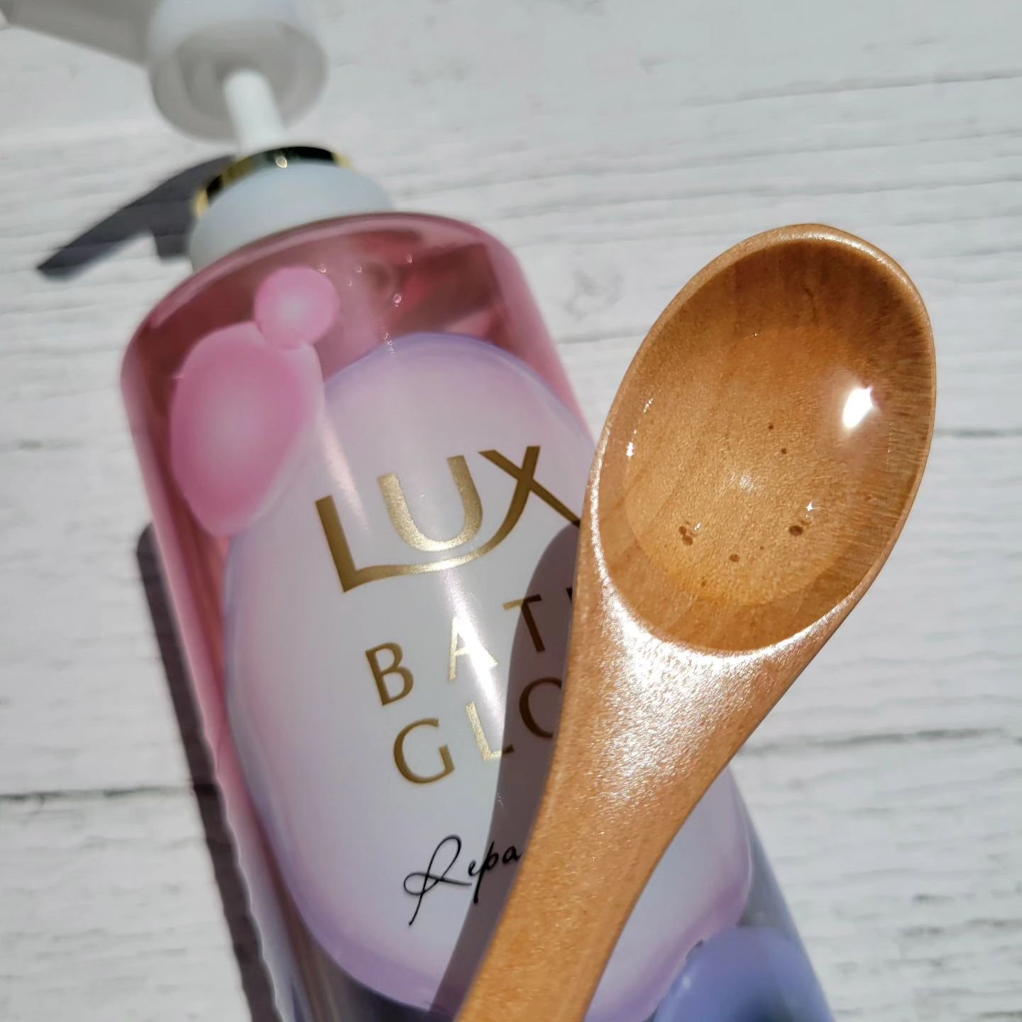 バスグロウ リペア&シャイン シャンプー／トリートメント/LUX/シャンプー・コンディショナーを使ったクチコミ（2枚目）