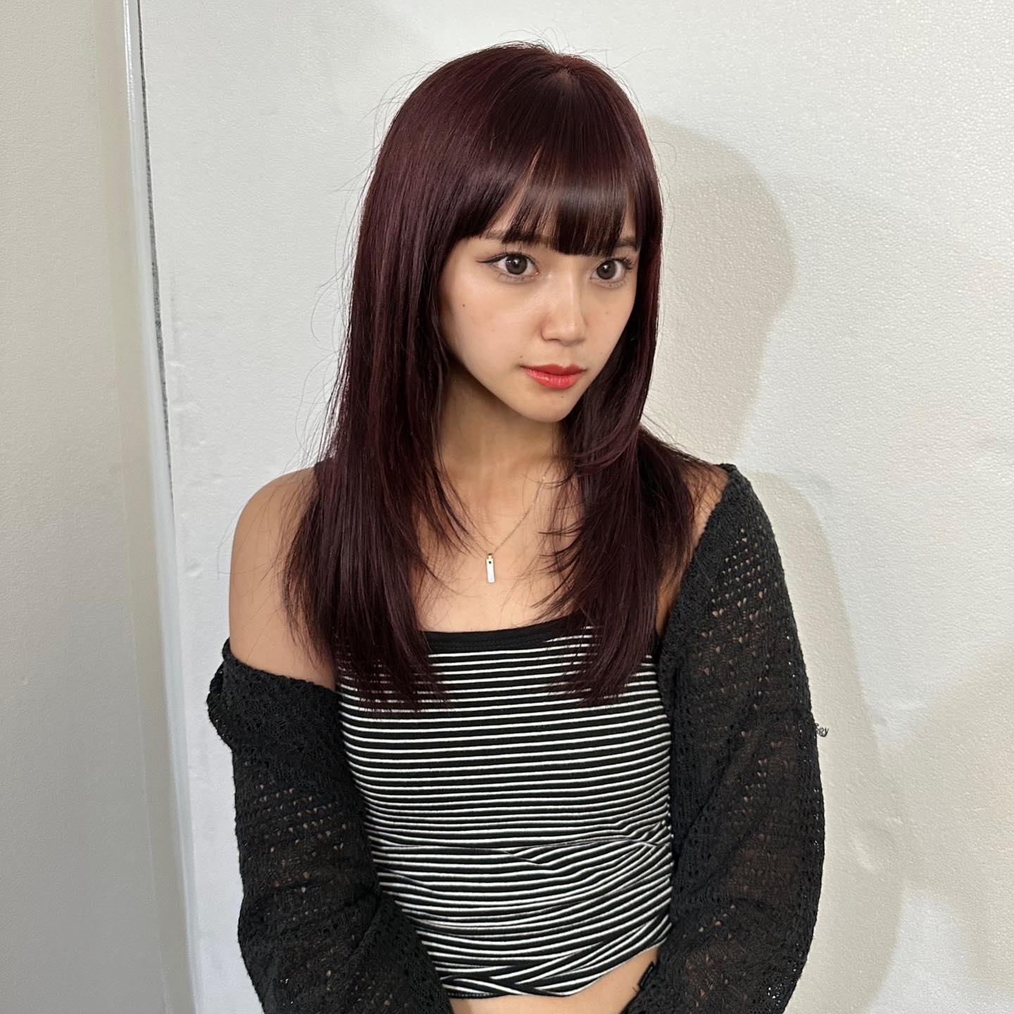 Red × Layer 
.
りおちゃん赤くしたいつもありがとう🫶
.
9月の予約まだ空きあるので、プロフィールのURLかDMからお早めにご予約ください！