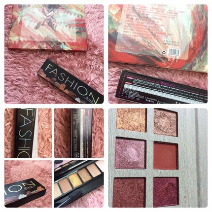 ぴっぴっぴ on LIPS 「先日Qoo10で購入したアイシャドウパレットです黒い小さい方は..」(4枚目)