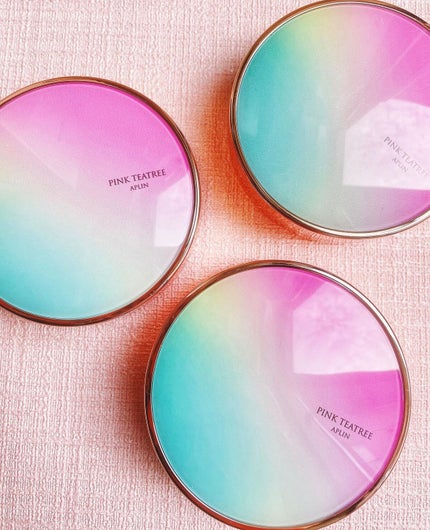 ピンクティーツリーカバークッション/APLIN/クッションファンデーションを使ったクチコミ(7枚目)