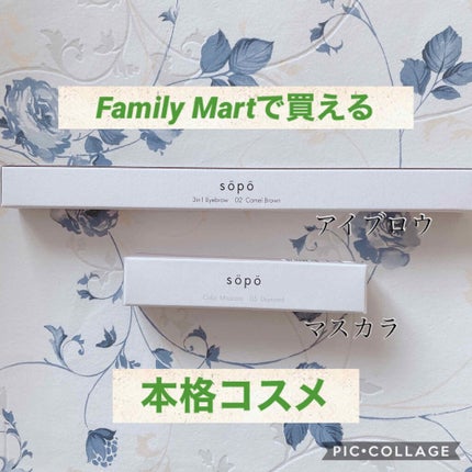 3 in 1 アイブロウ/sopo/アイブロウペンシルを使ったクチコミ(1枚目)