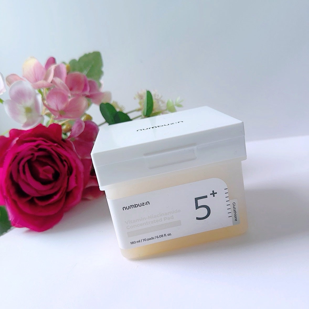 5番 白玉グルタチオンCフィルムパッド/numbuzin/トナーパッドを使ったクチコミ(1枚目)