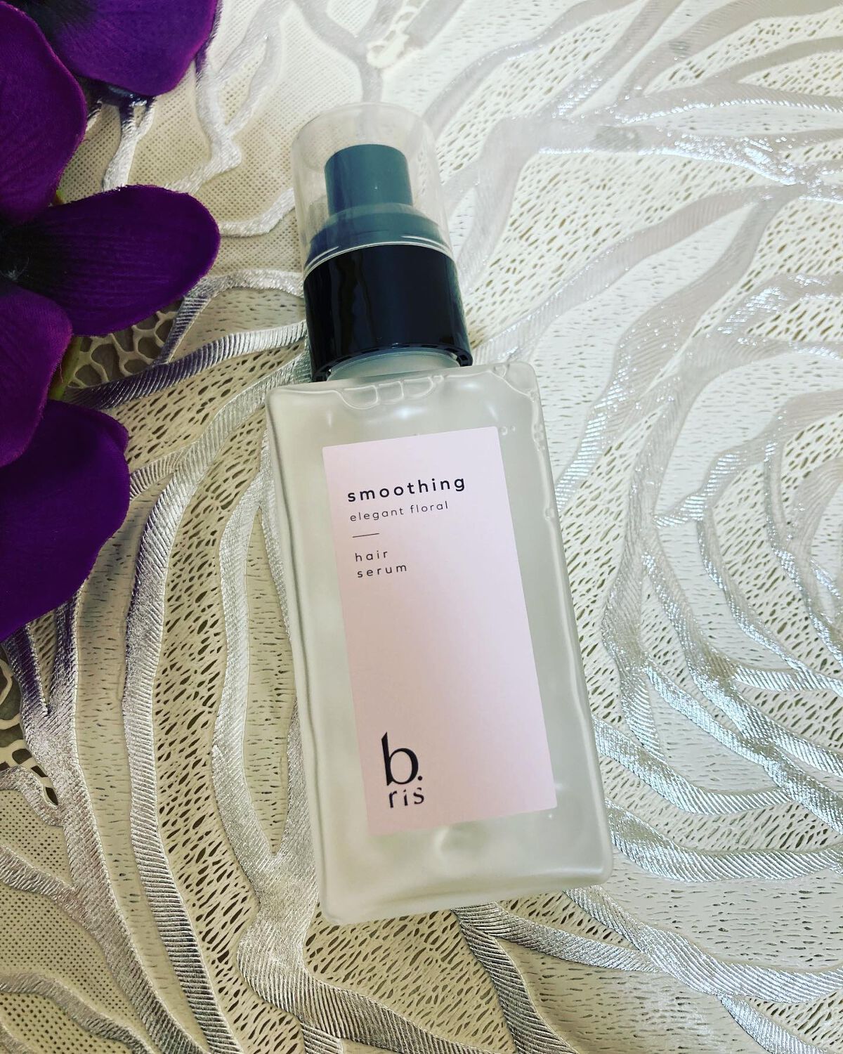 ヘア セラム スムージング エレガントフローラルの香り/b.ris/ヘアオイルを使ったクチコミ(2枚目)