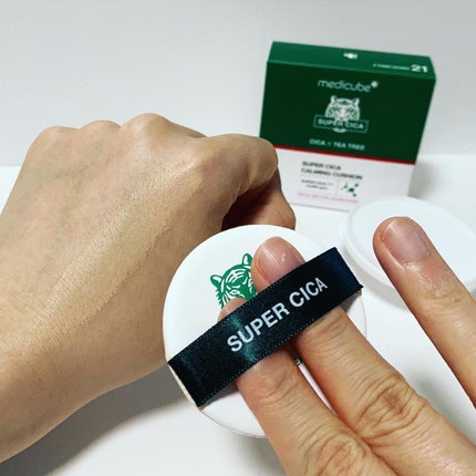 スーパーシカクッション/MEDICUBE/クッションファンデーションを使ったクチコミ(4枚目)