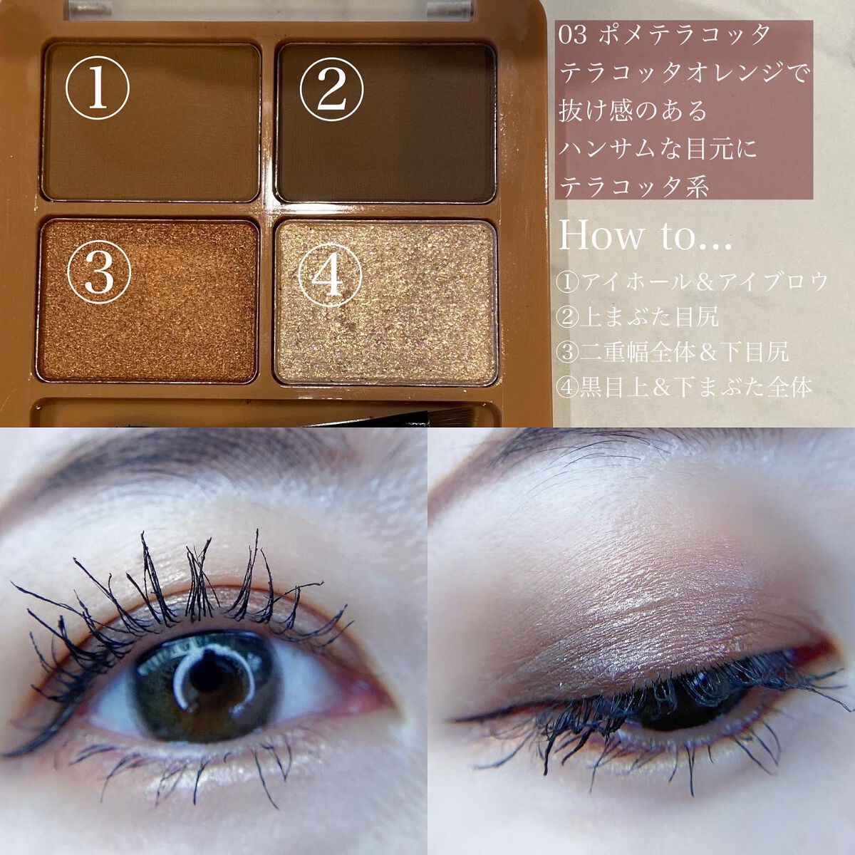 わんだふるアイカラー/KIREI FACTORY/アイシャドウパレットを使ったクチコミ(4枚目)