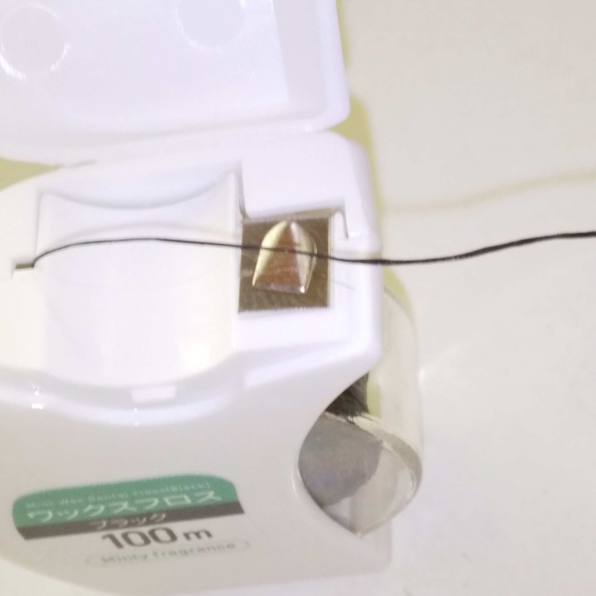 ワックスフロス/DAISO/デンタルフロス・歯間ブラシを使ったクチコミ（2枚目）