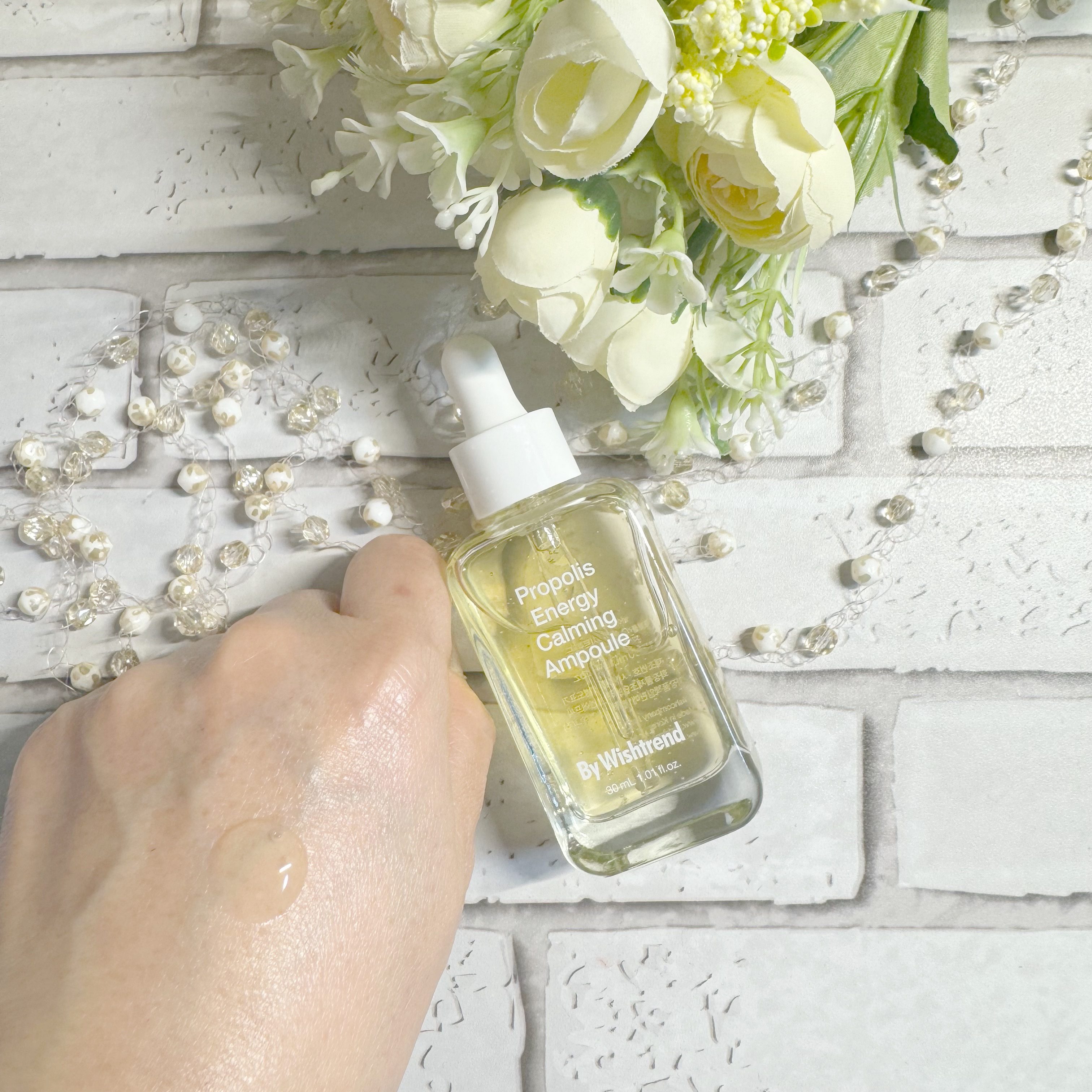 プロポリスエナジーカーミングアンプル/By Wishtrend/美容液を使ったクチコミ（2枚目）
