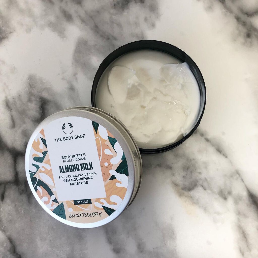 ボディバター アーモンドミルク/THE BODY SHOP/ボディクリームを使ったクチコミ(2枚目)