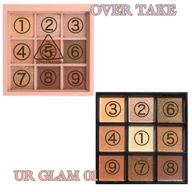 UR GLAM　BLOOMING EYE COLOR PALETTE/U R GLAM/アイシャドウパレットを使ったクチコミ（2枚目）