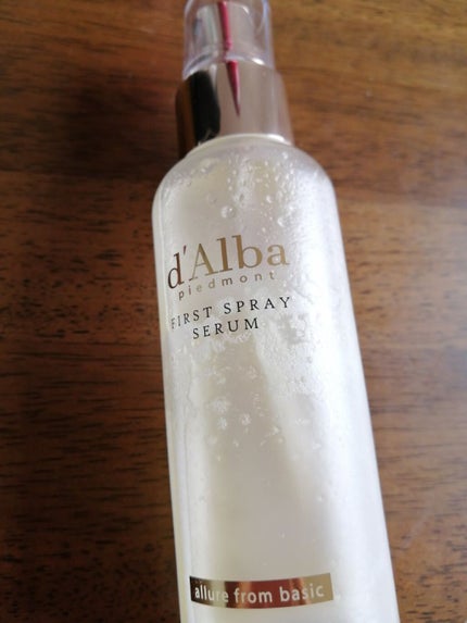 ダルバ ホワイトトリュフファーストスプレーセラム/ダルバ/ミスト状化粧水を使ったクチコミ(2枚目)