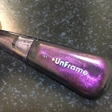 LIP38℃ +UnFrame<ホログラフィック>/UZU BY FLOWFUSHI/リップグロスを使ったクチコミ（1枚目）