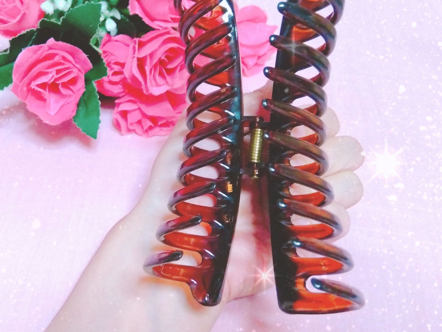 バンスクリップ/DAISO/ヘアアクセサリーを使ったクチコミ(2枚目)