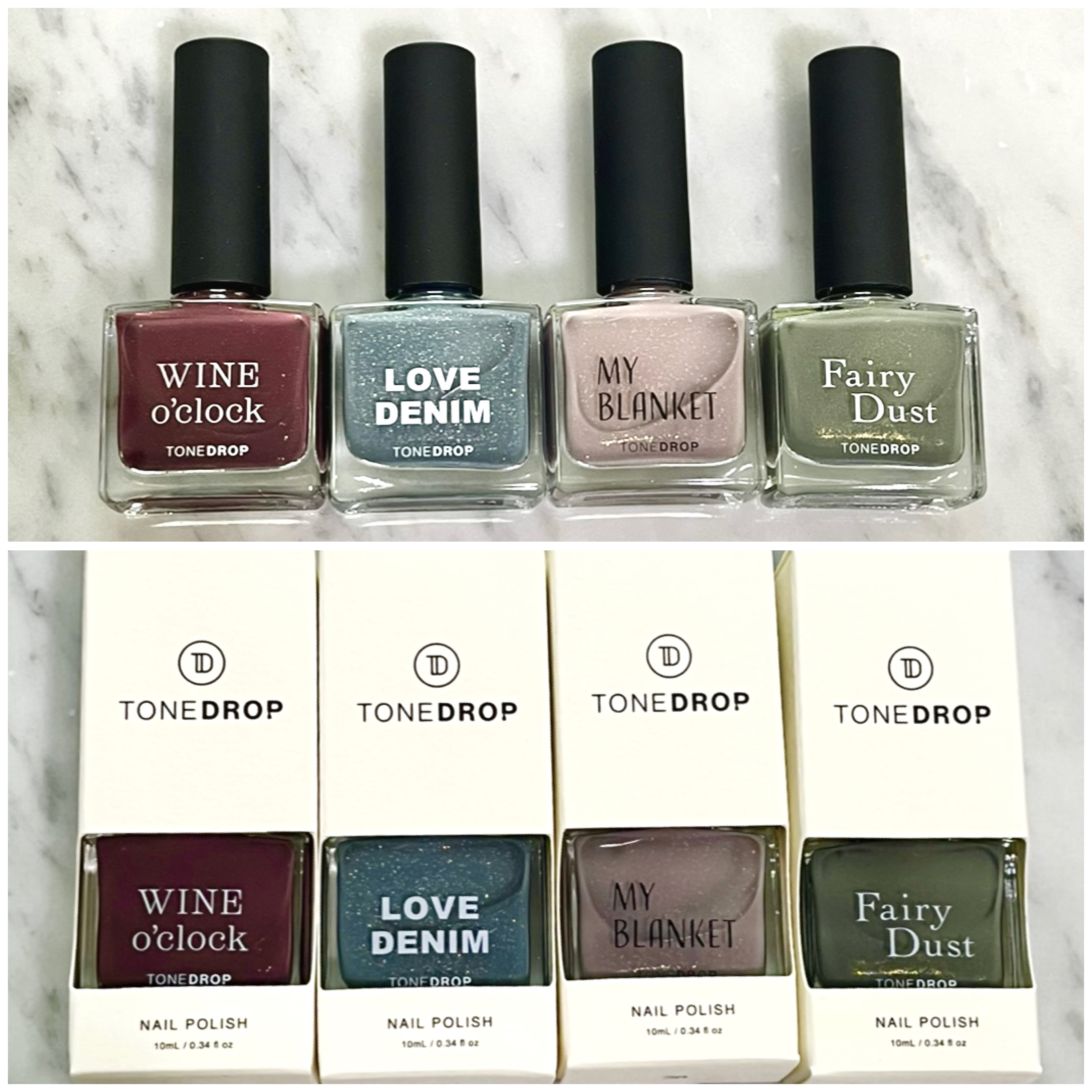 TONE DROP ネイルポリッシュ 031 WineO’clock/D-UP/マニキュアを使ったクチコミ（2枚目）