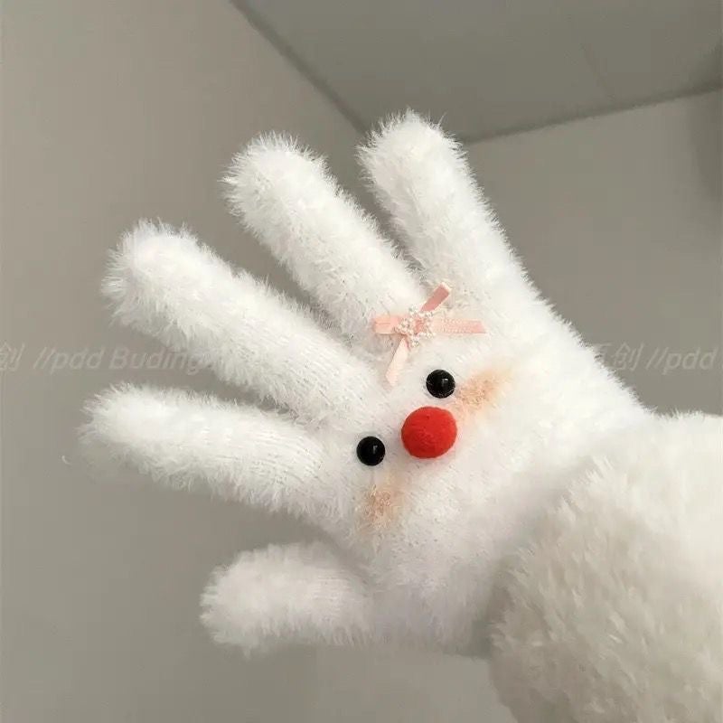 彩り日記 on LIPS 「冬をもっとキラキラに!星屑みたいな可愛い雪だるま手袋❄️💫冬が..」(7枚目)