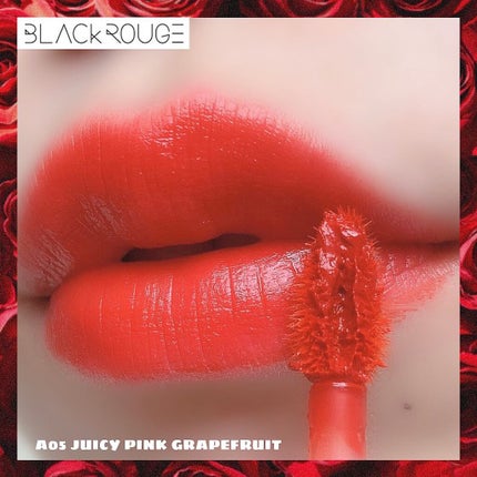 エアフィットベルベットティント/BLACK ROUGE/リップティントを使ったクチコミ(6枚目)