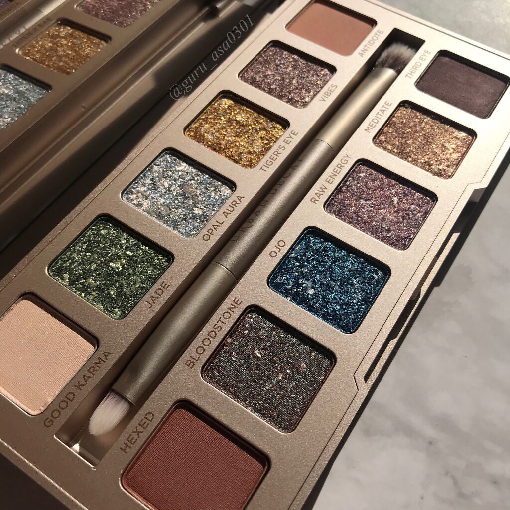 ストーンド バイブス アイシャドウ パレット/アーバンディケイ/アイシャドウパレットを使ったクチコミ(2枚目)