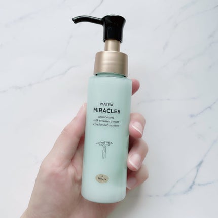 ミラクルズ うるおいブーストミルクウォーターセラム/パンテーン/アウトバストリートメントを使ったクチコミ(3枚目)